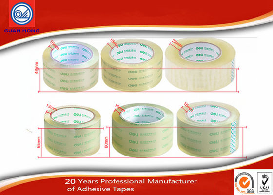 Chine Bande auto-adhésive transparente 48mm d'emballage de BOPP 55mm 60mm fournisseur