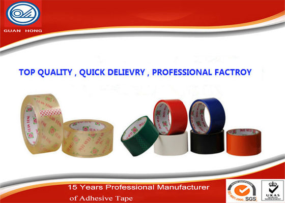 Chine Bande colorée d'emballage de BOPP, ruban adhésif acrylique à simple face de fournisseur