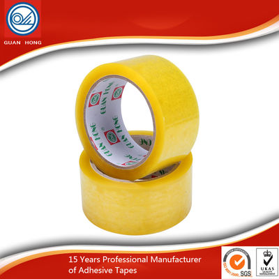 Chine Brown/Tan/jaune a imprimé adhésif à base d'eau adhésif de bande d'emballage le haut fournisseur