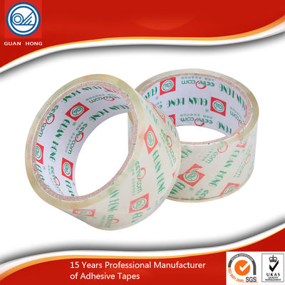Chine La bande de haute résistance 48mic d'emballage de BOPP imperméabilisent le ruban adhésif fournisseur