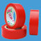 Bande adhésive de Bopp de mousse acrylique rouge du revêtement   pour le cachetage d'emballage fournisseur