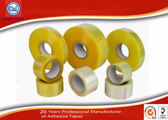 Chine Bande transparente jaune d'emballage de BOPP activée pareau de haute résistance fournisseur