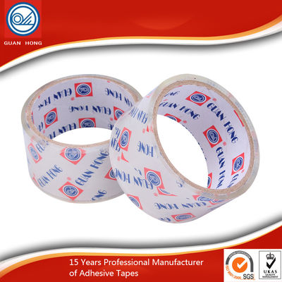 Chine Logo fait sur commande adhésif fort imprimé durable de bande d'emballage pour la société fournisseur